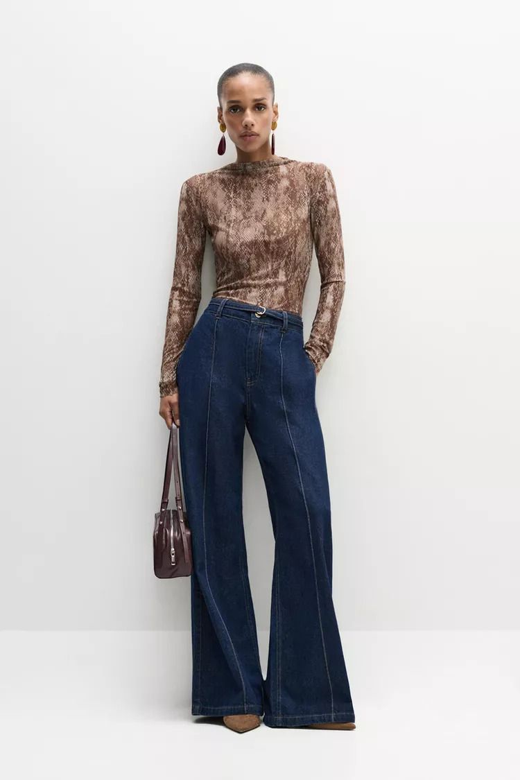 Pantalón vaquero 'wide leg' de Lefties