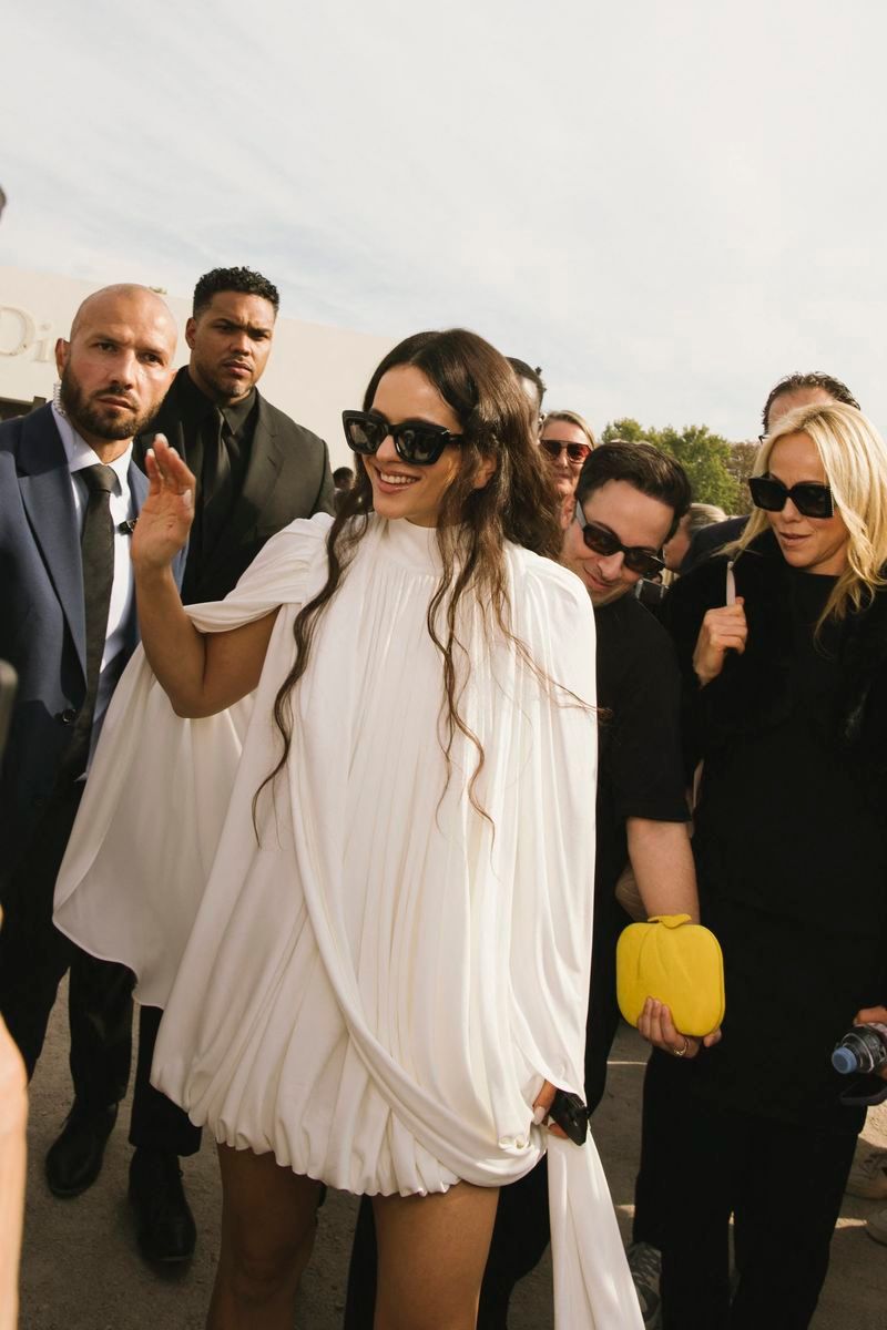 Rosalía, en el desfile de Dior