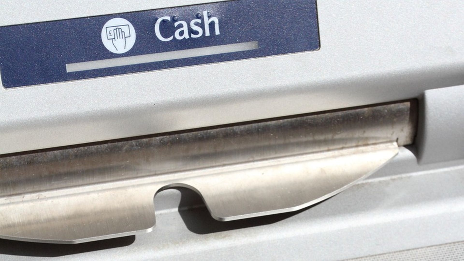 Teclado de un cajero automático