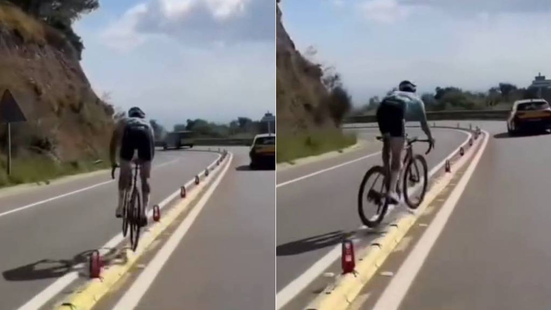 Aluvión de críticas al ciclista Kiko Galván tras ser ‘pillado’ en una temeridad con su bicicleta en Barcelona: “Más cabeza y valores en la carretera”
