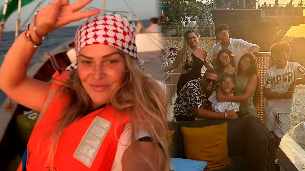 Hanan Alcalde y su familia
