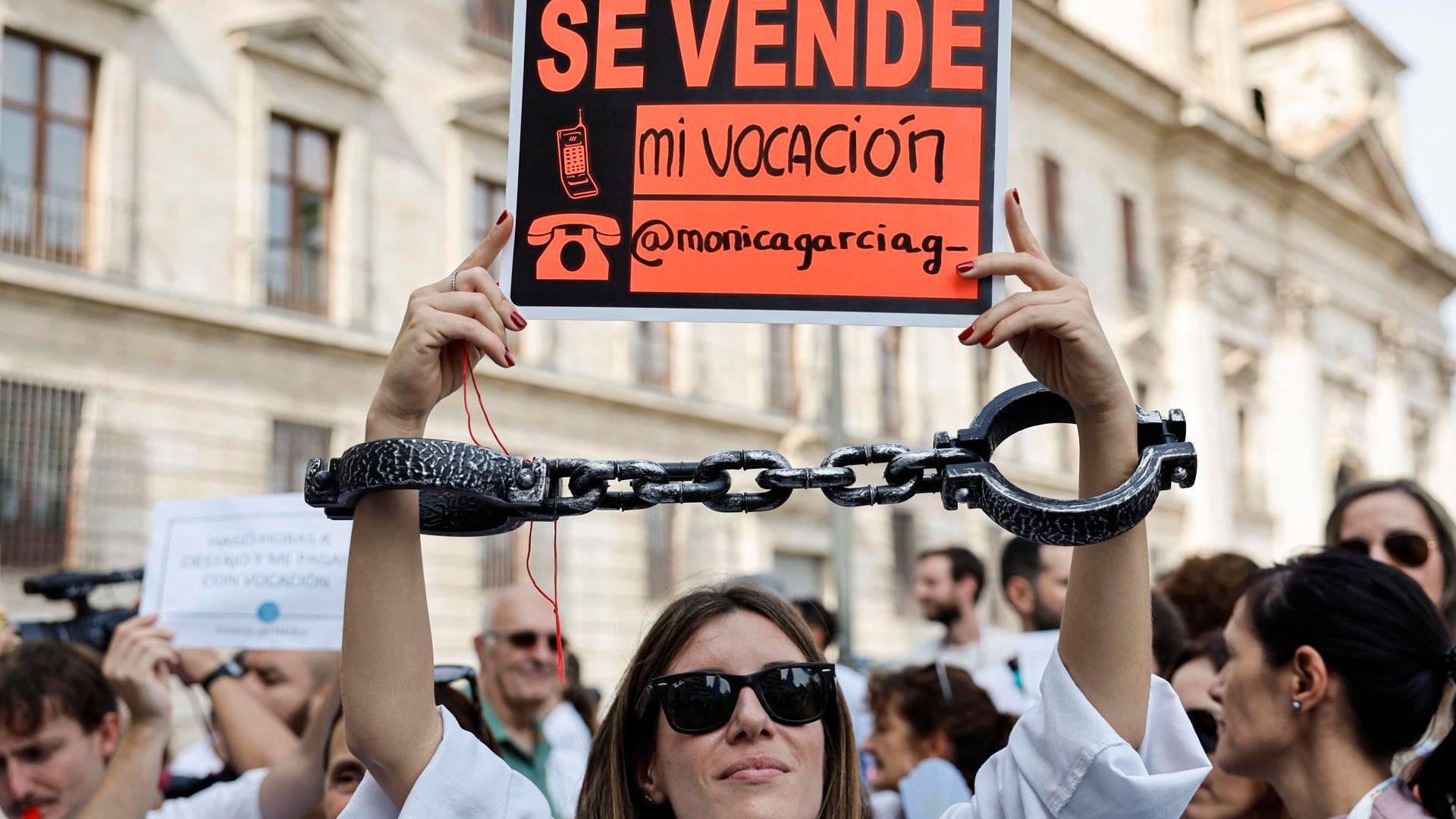 Huelga de médicos para protestar por la reforma del Estatuto Marco