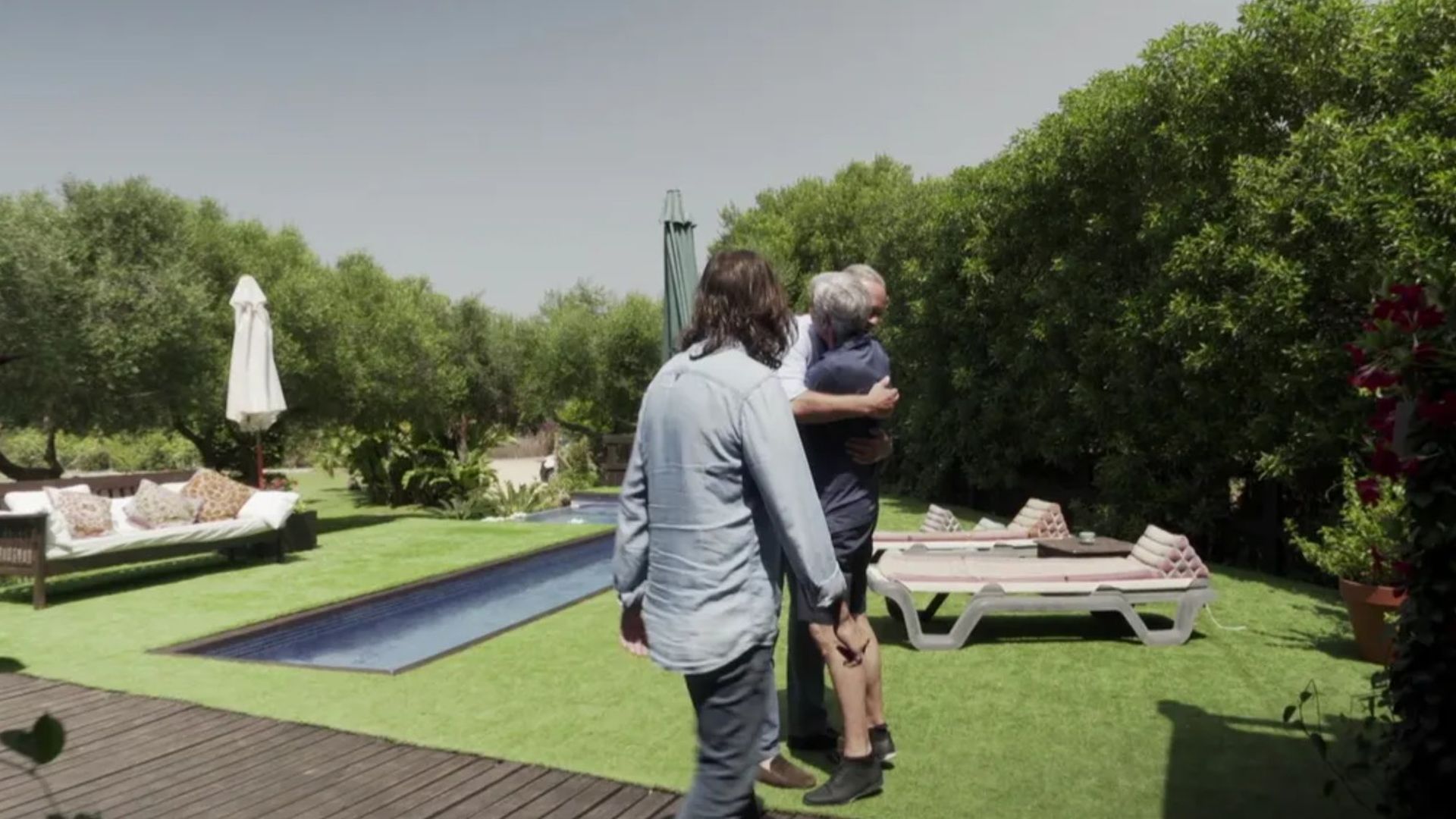 La piscina de la casa de Antonio Carmona y Mariola Orellana en Cádiz