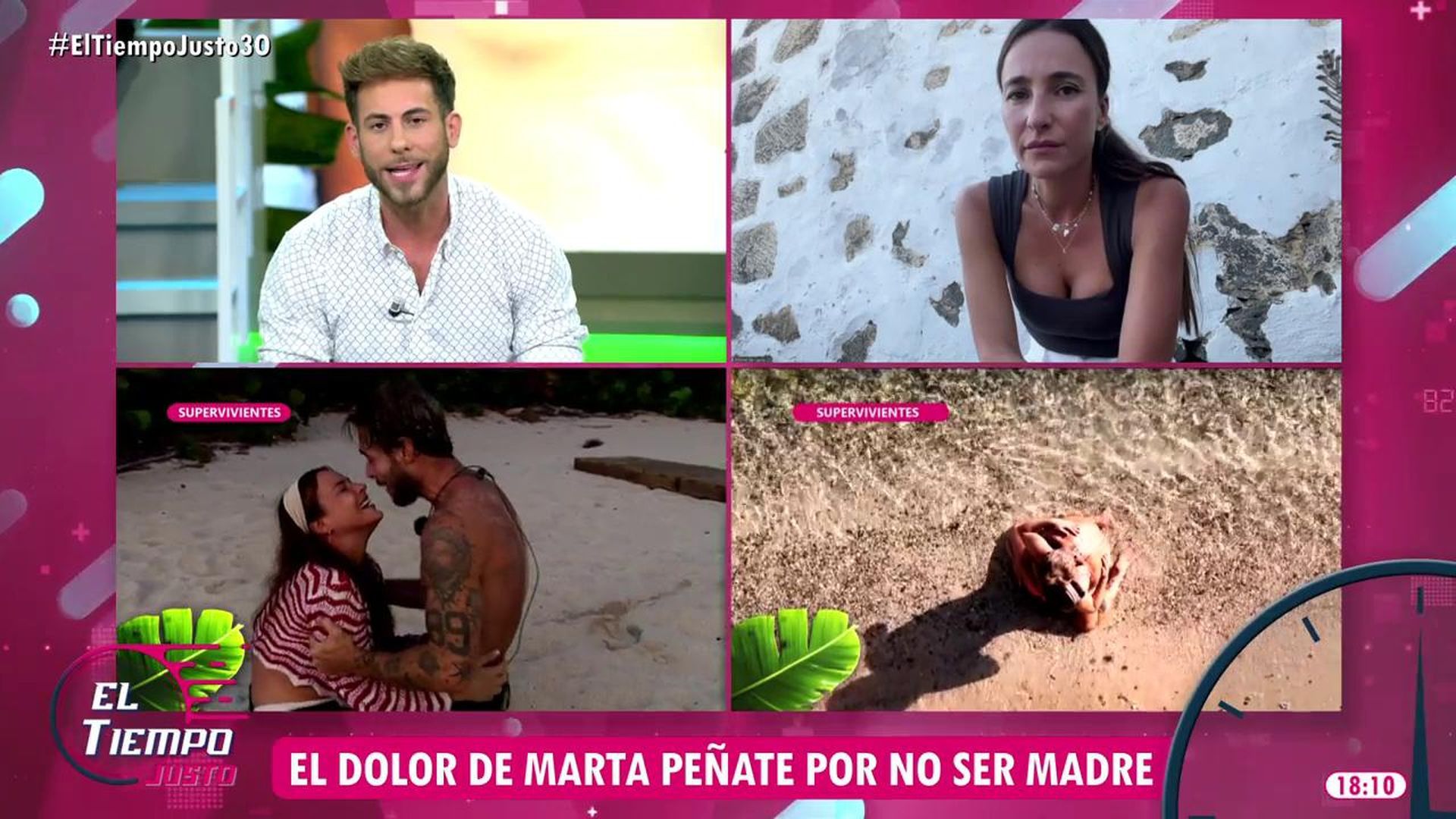 Laura Peñate, hermana de Marta, en 'El tiempo justo'