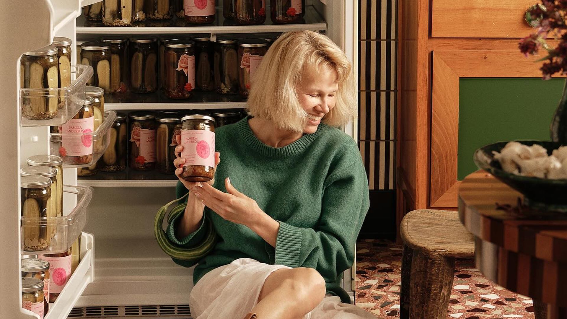 Los pepinillos orgánicos de Pamela Anderson