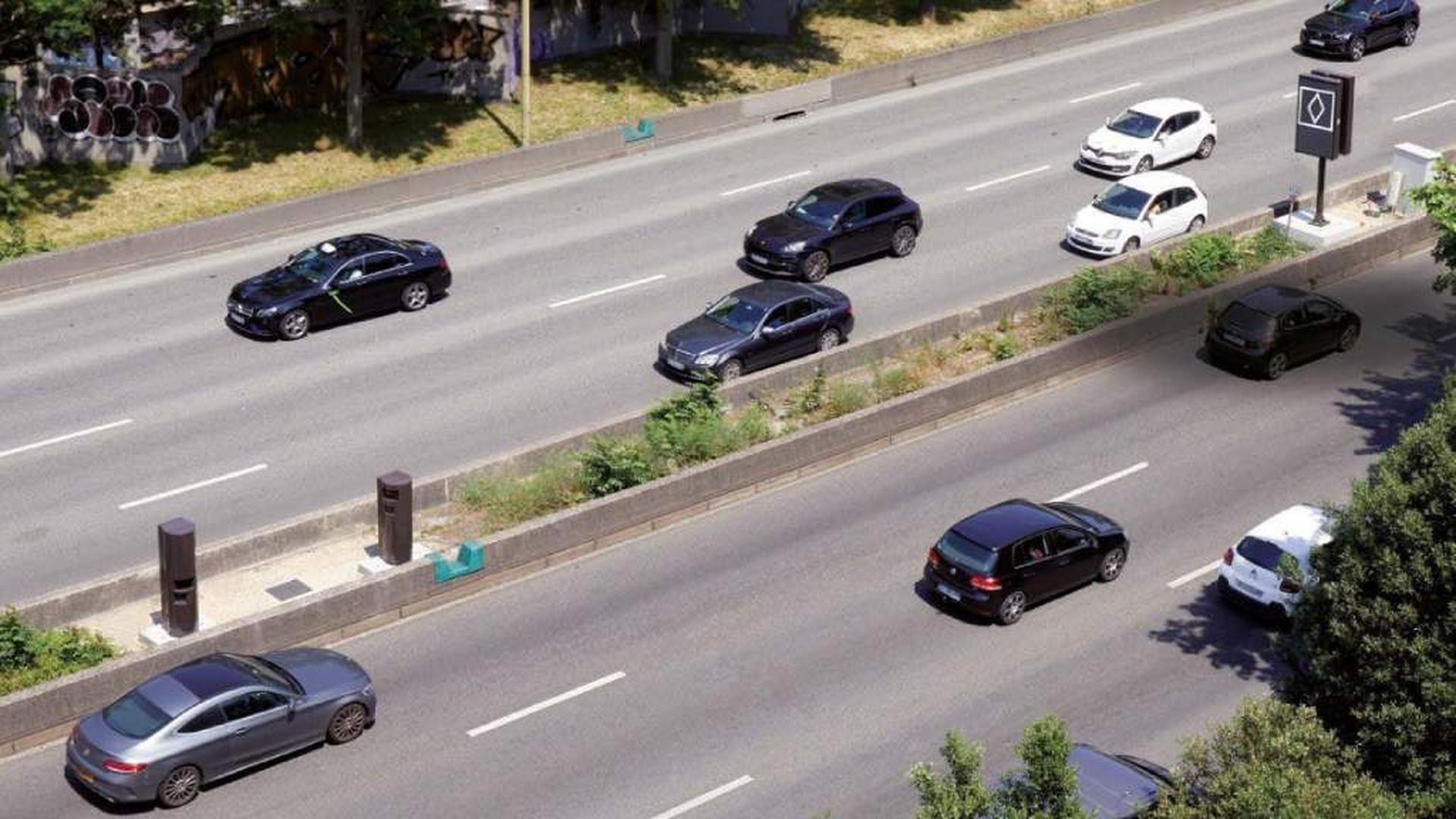 Radares de ocupación funcionando en Francia