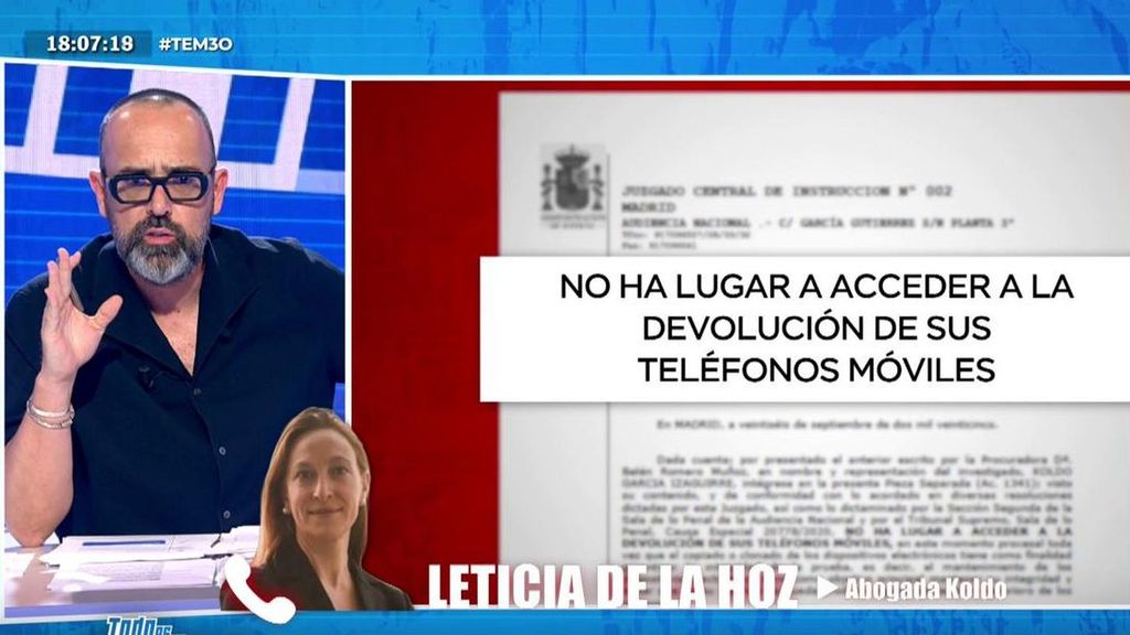 Risto Mejide no da crédito a las declaraciones de la abogada de Koldo García: "Creo que es usted la que se está riendo de nosotros"