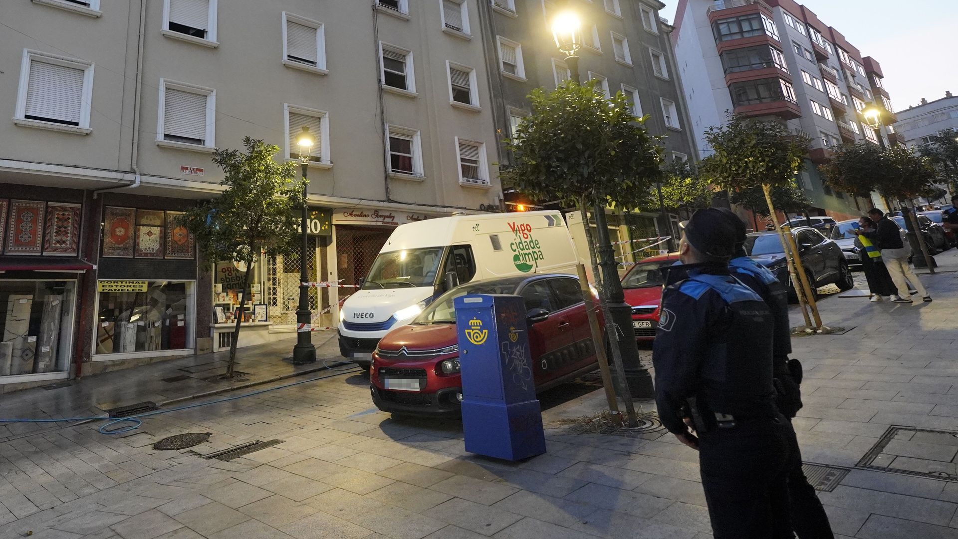 Agentes de la Policía Local en Vigo