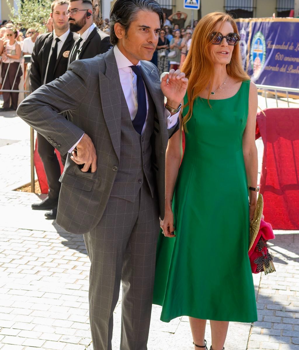 Olivia de Borbón y su marido, Julian Porras