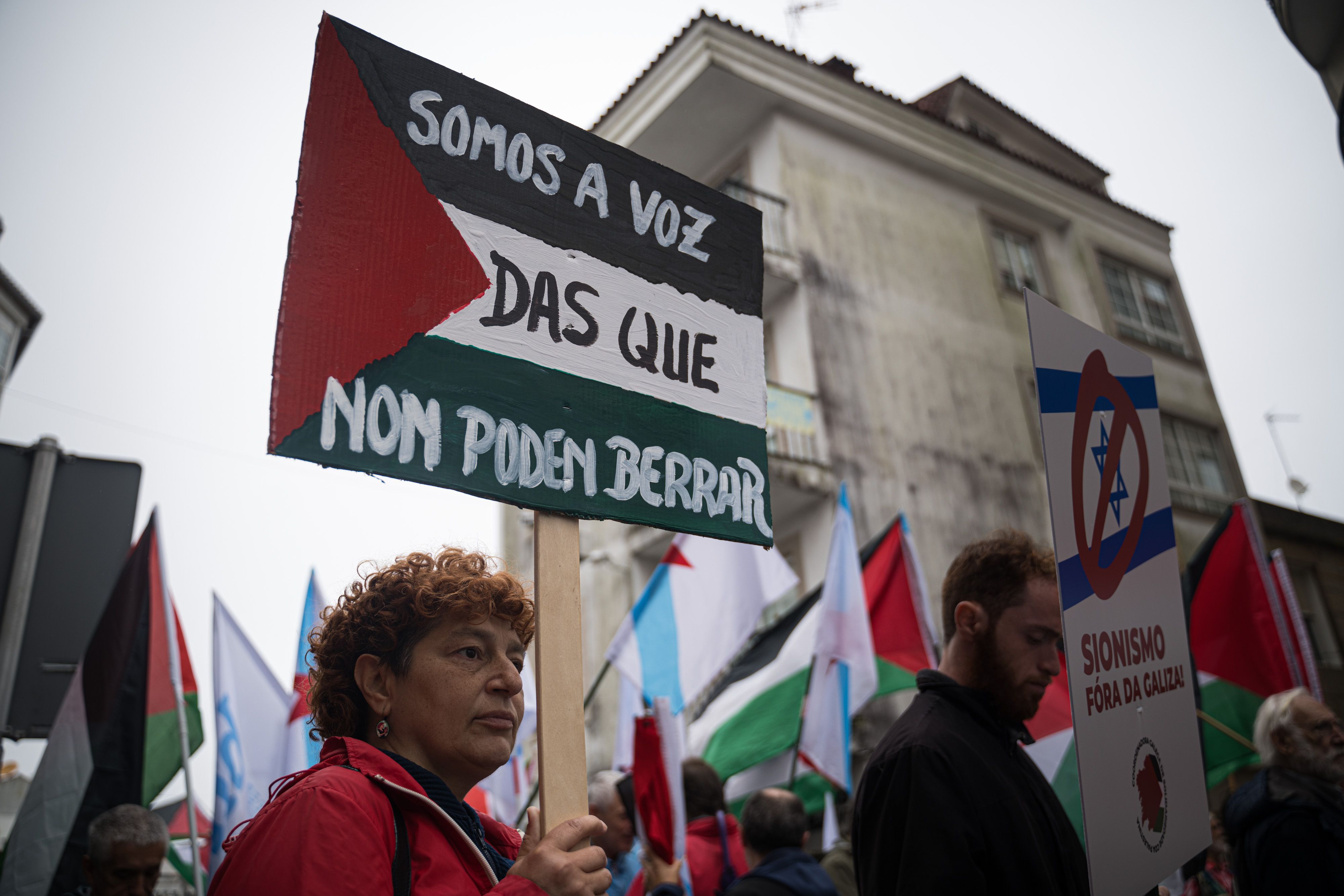 Protesta en Galicia contra Israel