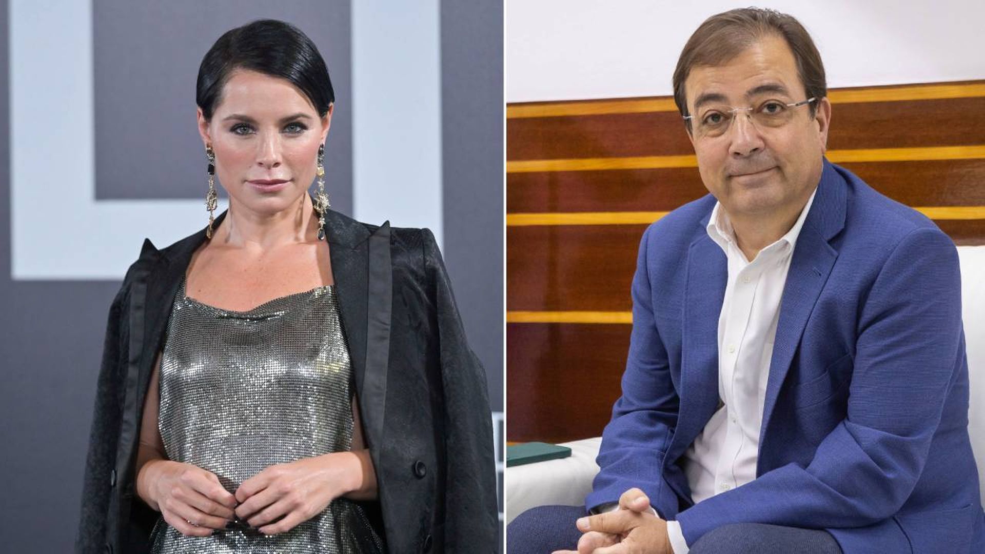 A la izquierda, Soraya Arnelas; a la derecha, Guillermo Fernández Vara, en una imagen de archivo