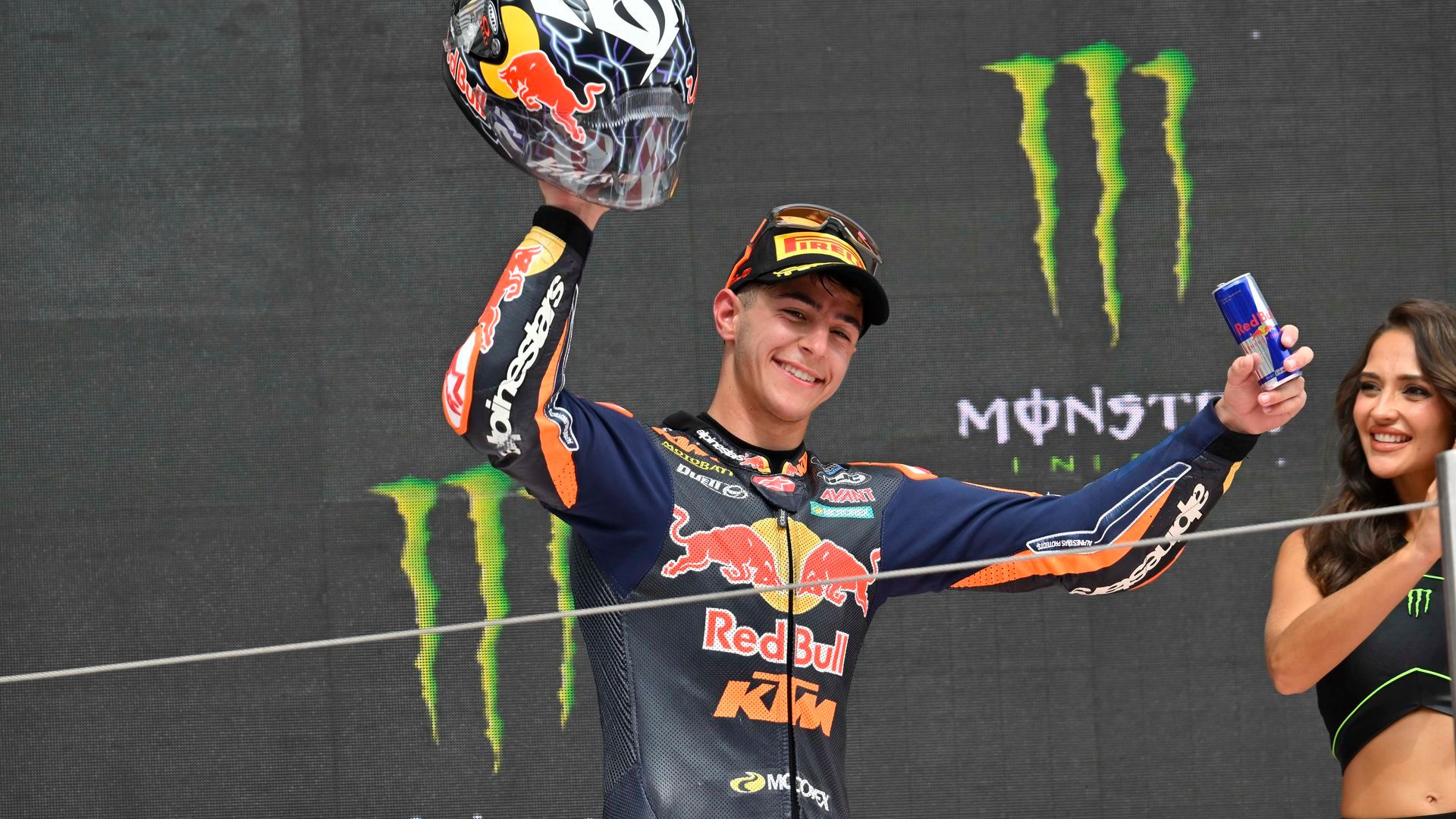 El piloto español José Antonio Rueda, campeón del mundo de Moto3