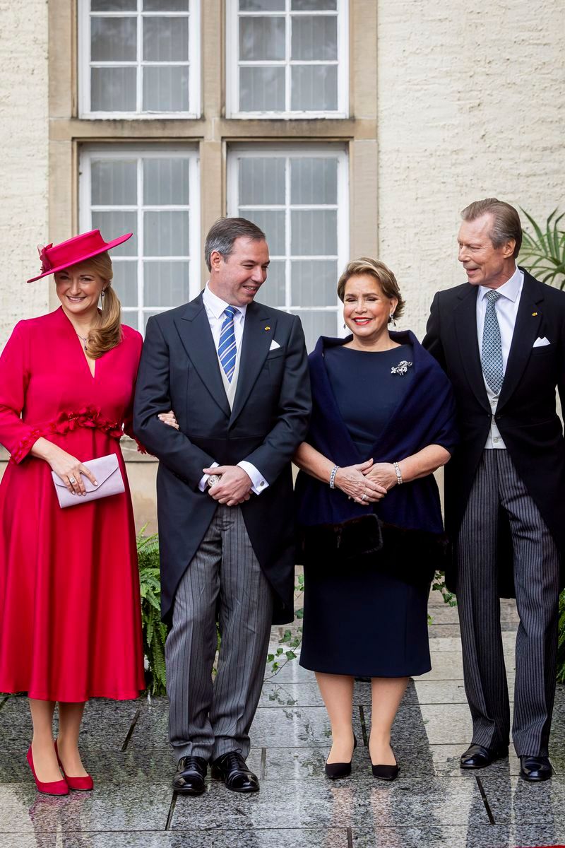 Enrique y María Teresa y los nuevos duques Stéphanie y Guillermo de Luxemburgo