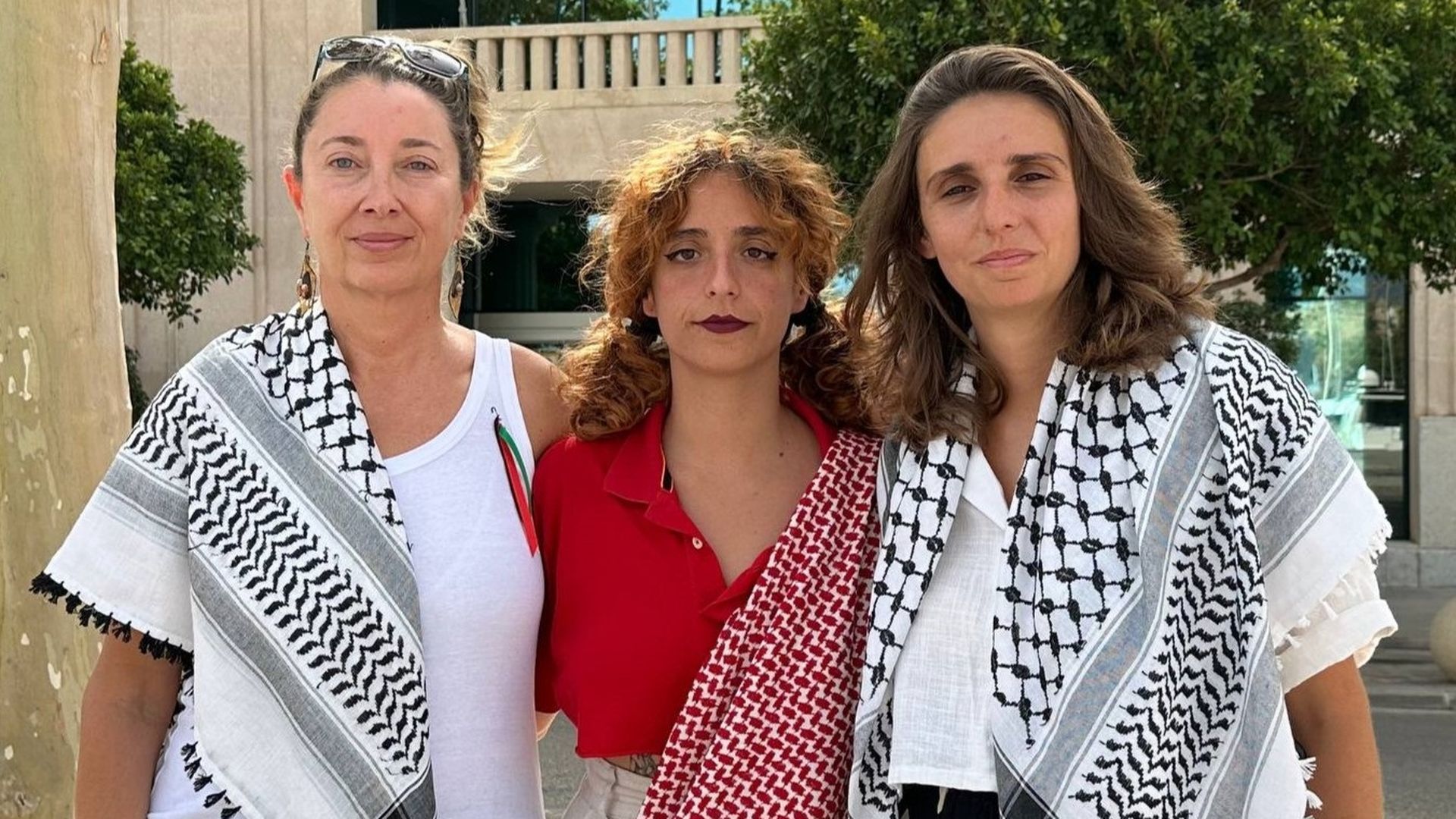 Las activistas mallorquinas Lucía Muñoz y Alejandra Martínez se niegan a ser deportadas de Israel