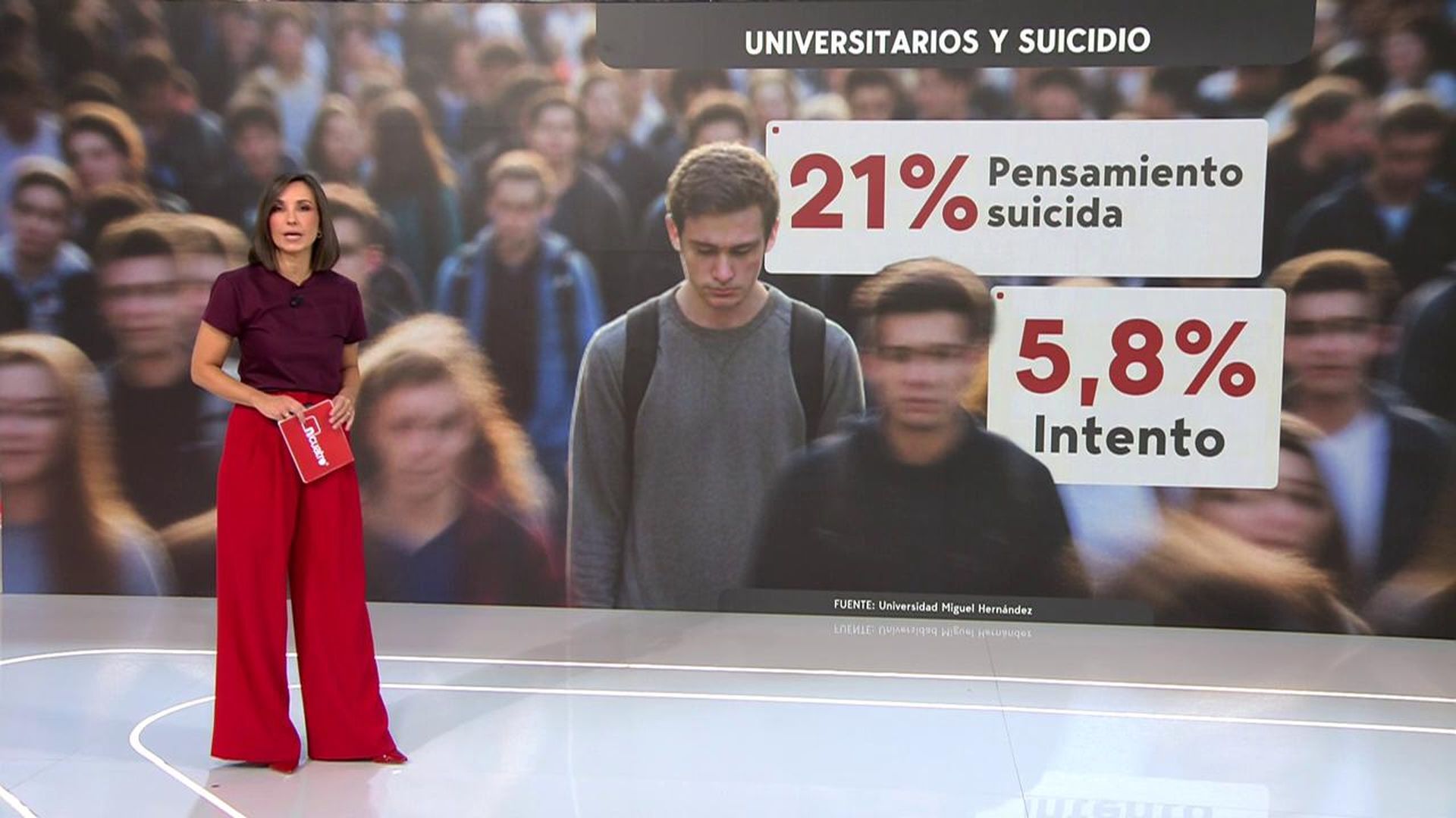 Alerta en las aulas: uno de cada cinco universitarios han pensado en suicidarse Alerta en las aulas: uno de cada cinco universitarios han pensado en suicidarse