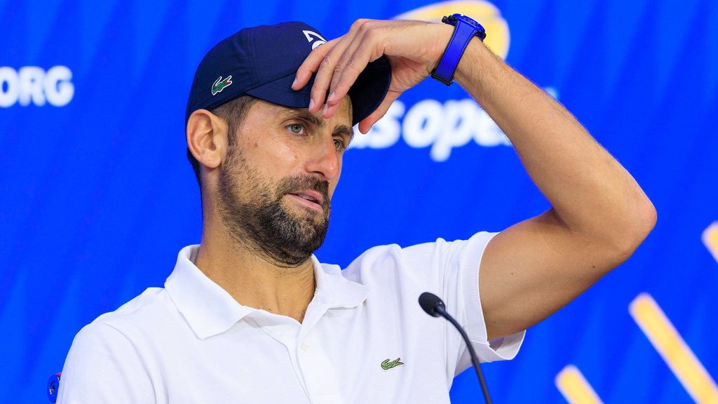 El jugador de tenis Novak Djokovic