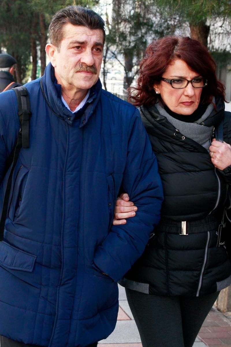 Giuseppe Biondo, padre de Mario, junto a su mujer, Santina, en 2015