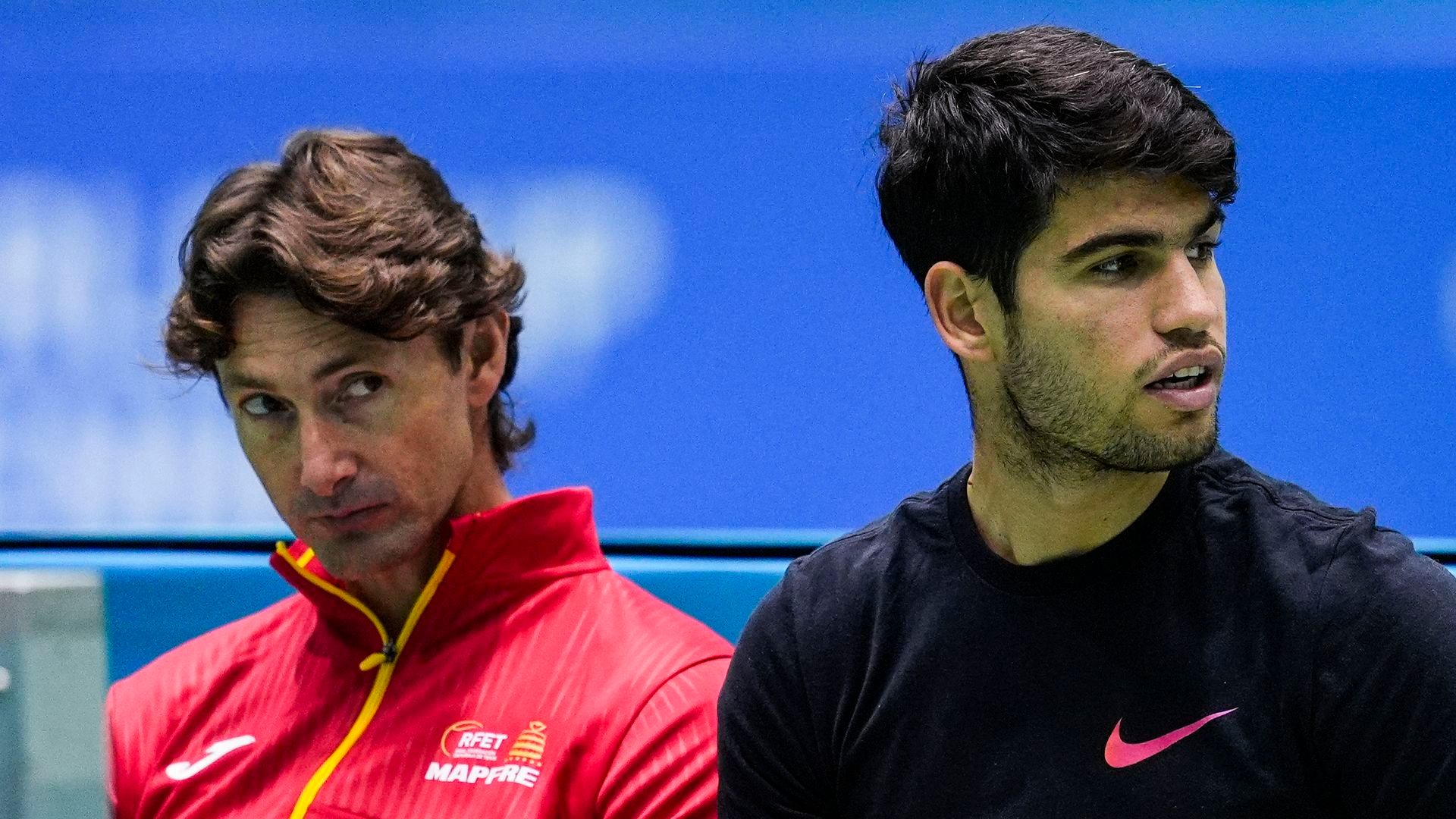 Juan Carlos Ferrero y Carlos Alcaraz