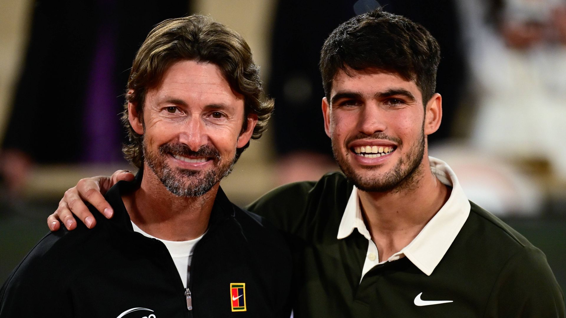 Juan Carlos Ferrero y Carlos Alcaraz