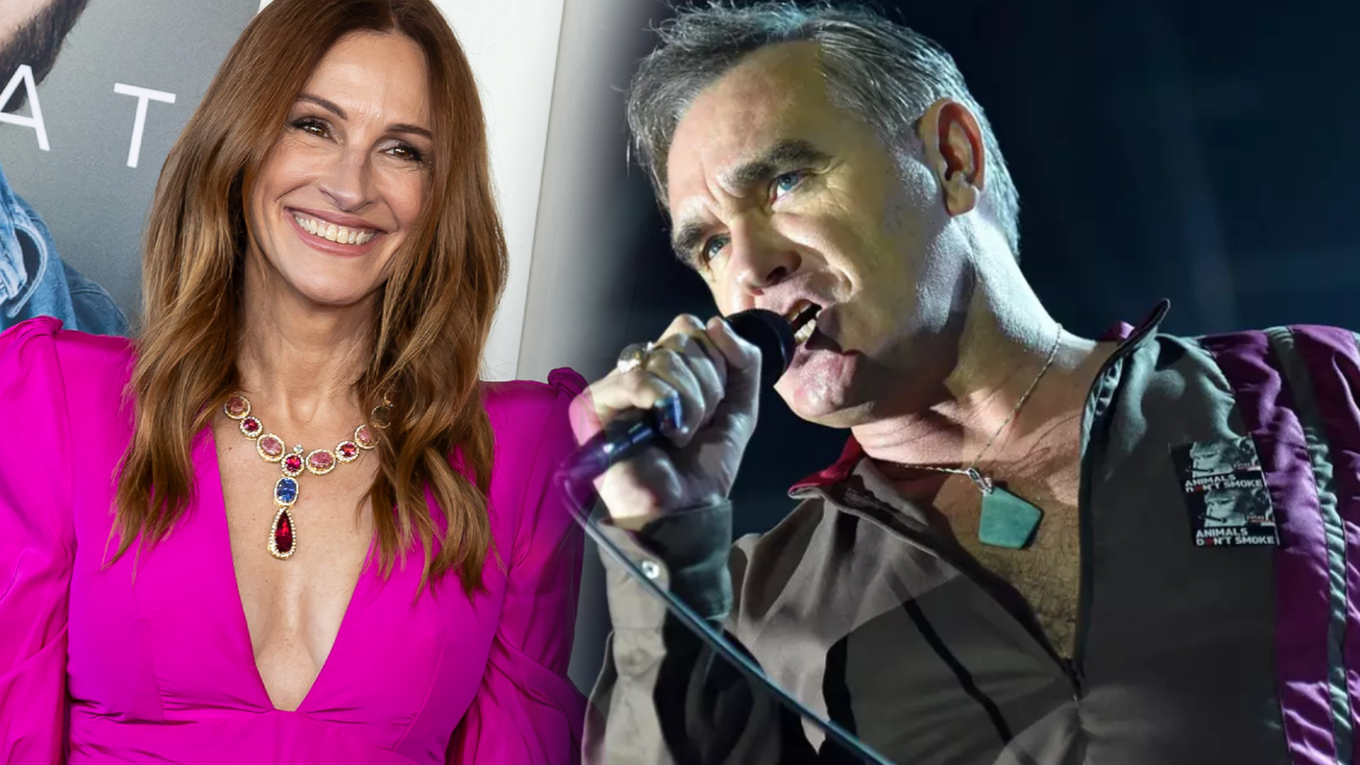 Julia Roberts y Morrissey