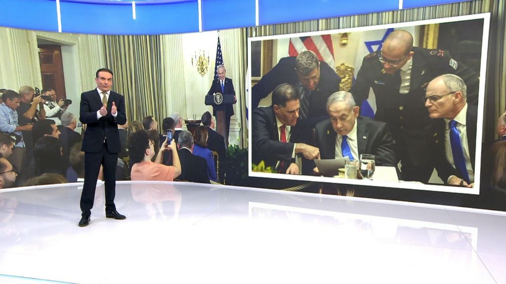 Las imágenes de la reunión entre Trump y Netanyahu en la Casa Blanca: gestos de incomodidad y tensión diplomática por la paz en Gaza