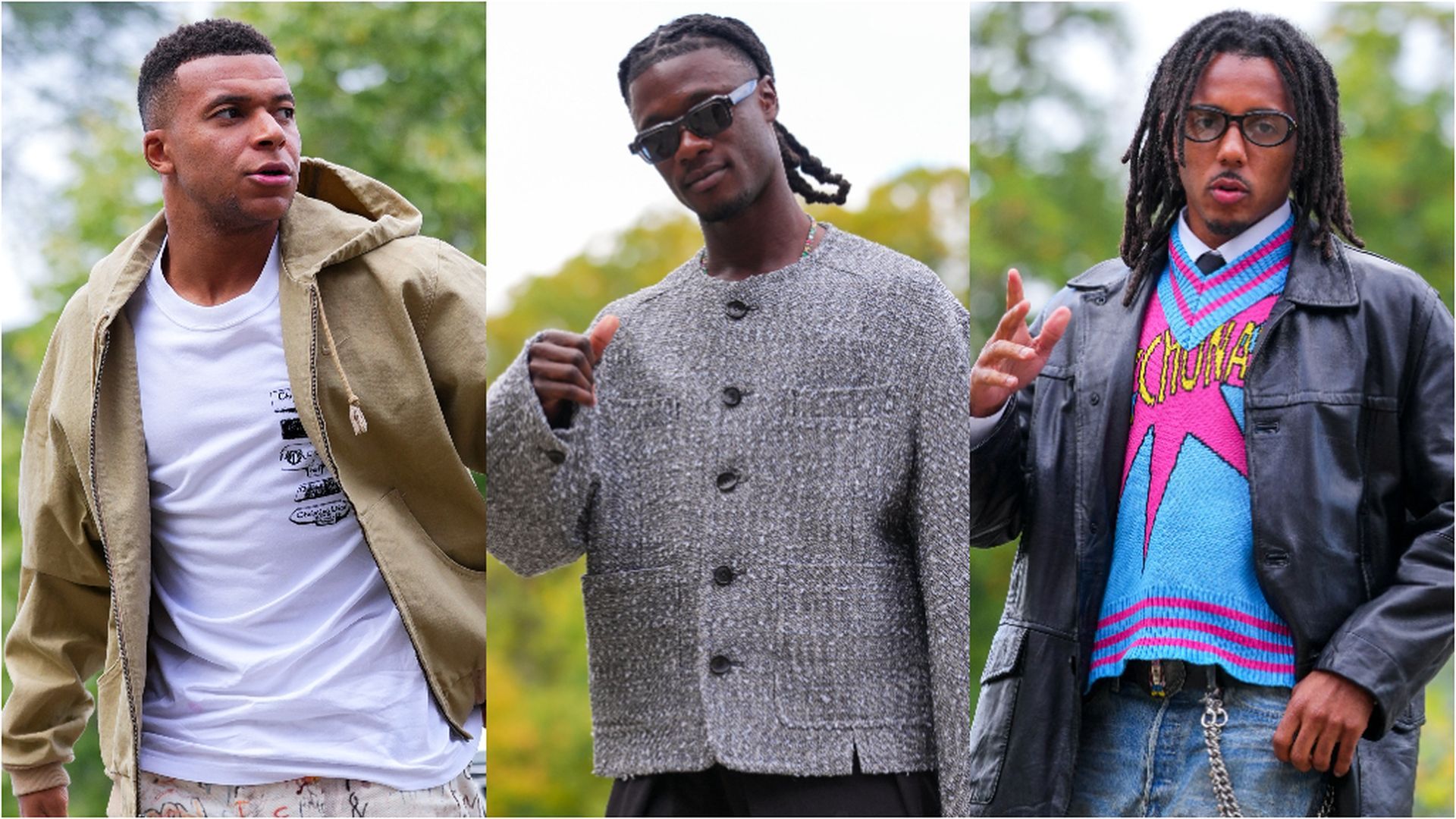 Los looks de los jugadores de la selección francesa Los looks de los jugadores de la selección francesa