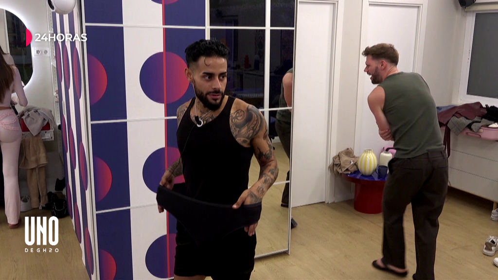 ¡Momentazo! José se pone la ropa interior de Noa y se pasea por la casita de 'Uno de GH20'