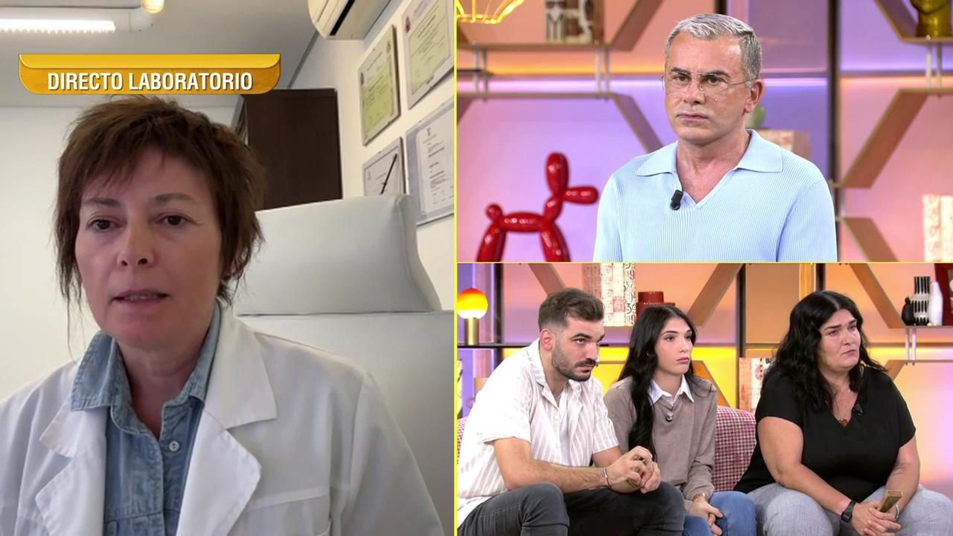 La doctora de 'El diario de Jorge' explica el polémico resultado de los test de paternidad de un invitado: "Es darte cabezazos contra una pared"