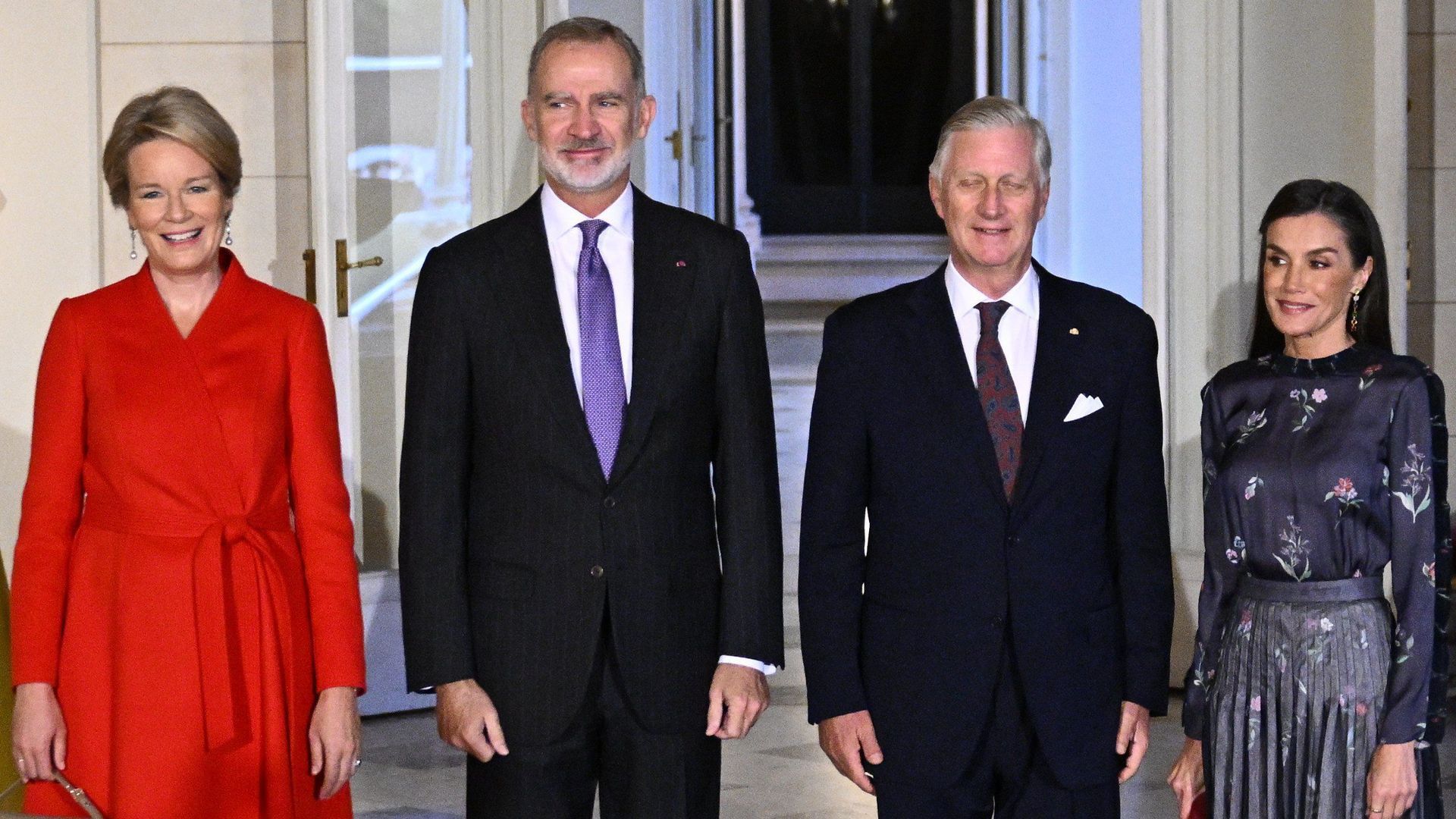 Felipe VI y Letizia y los reyes Felipe y Matilde