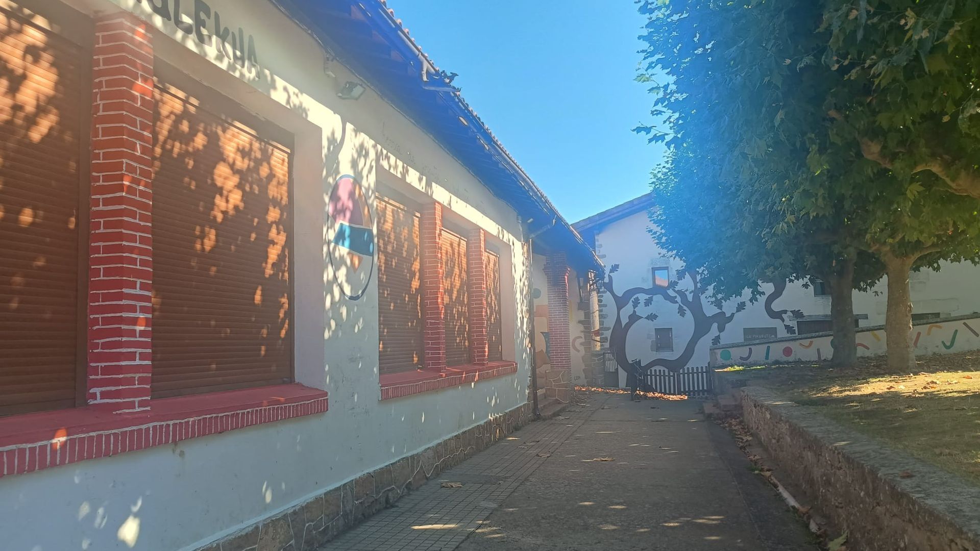 Instalaciones donde se desarrollaban los campamentos en Bernedo