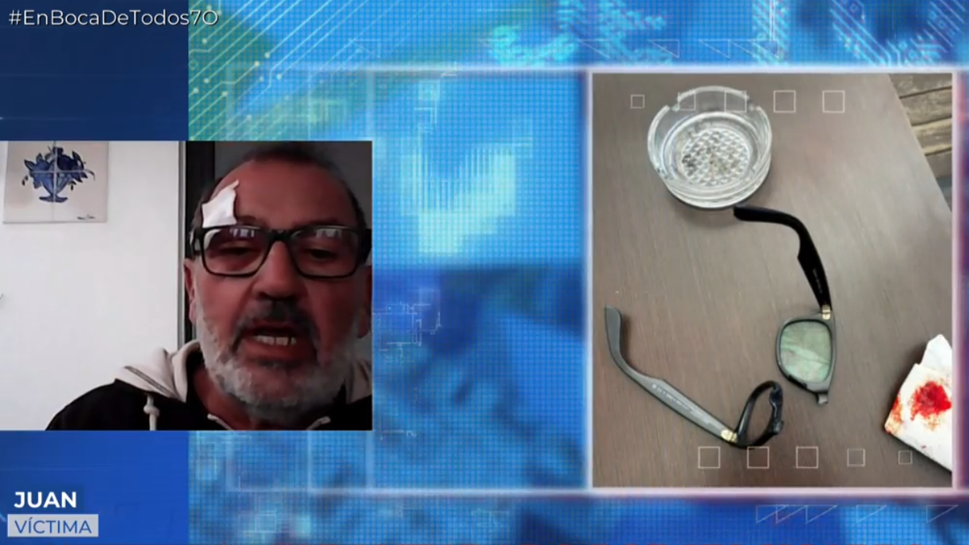 Juan recibe un brutal puñetazo por parte de un grupo de magrebíes que le pidieron tabaco en El Vendrell, Barcelona