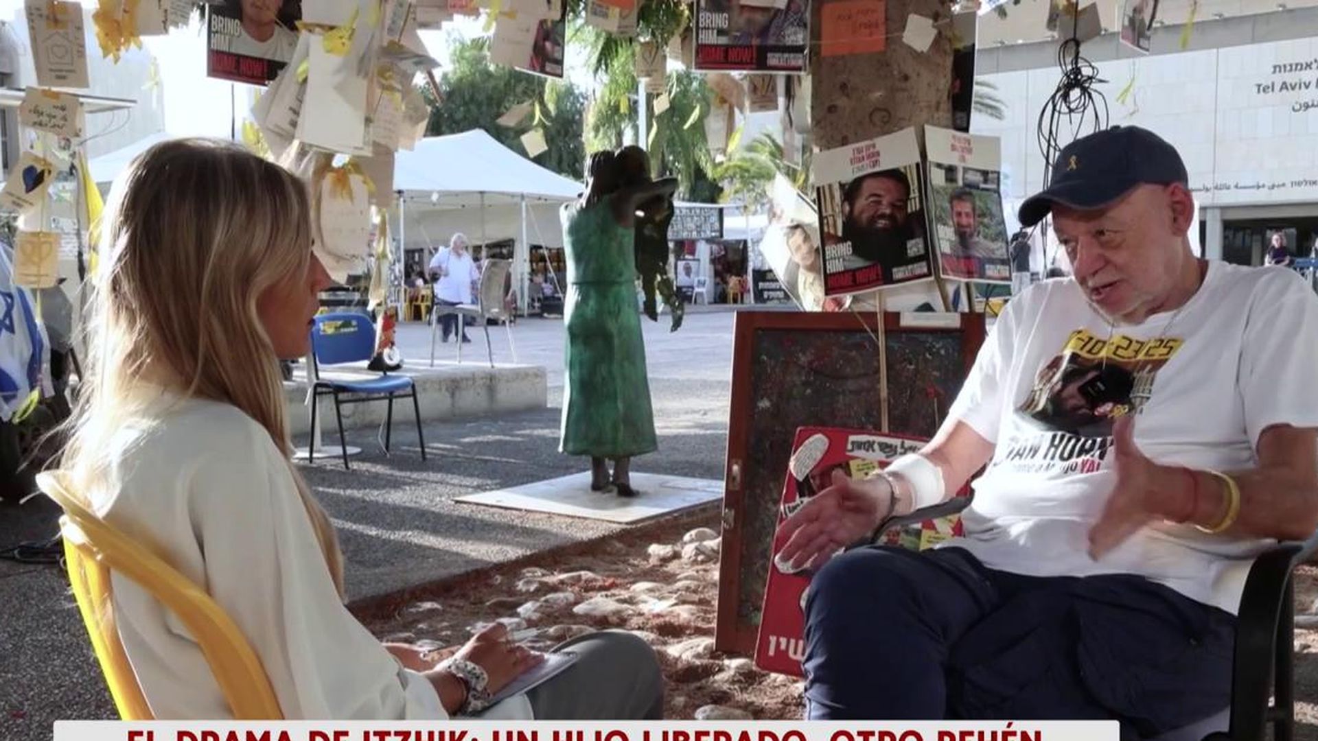 Laura de Chiclana entrevista a un padre que vio cómo Hamás liberaba a uno de sus hijos y no al otro: "Ni olvido ni perdono, pero no pierdo la fe"