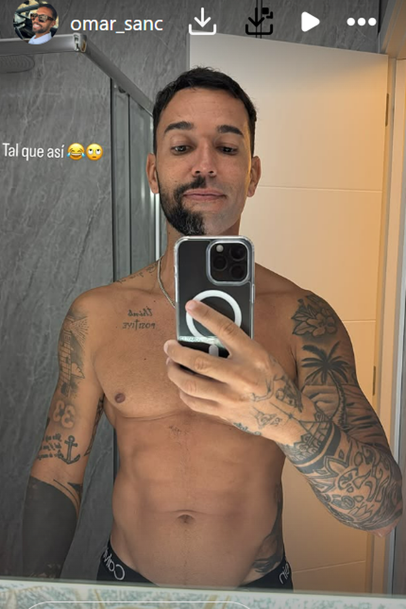 Omar Sánchez impacta con su nuevo cambio de imagen: ¡por primera vez sin barba!