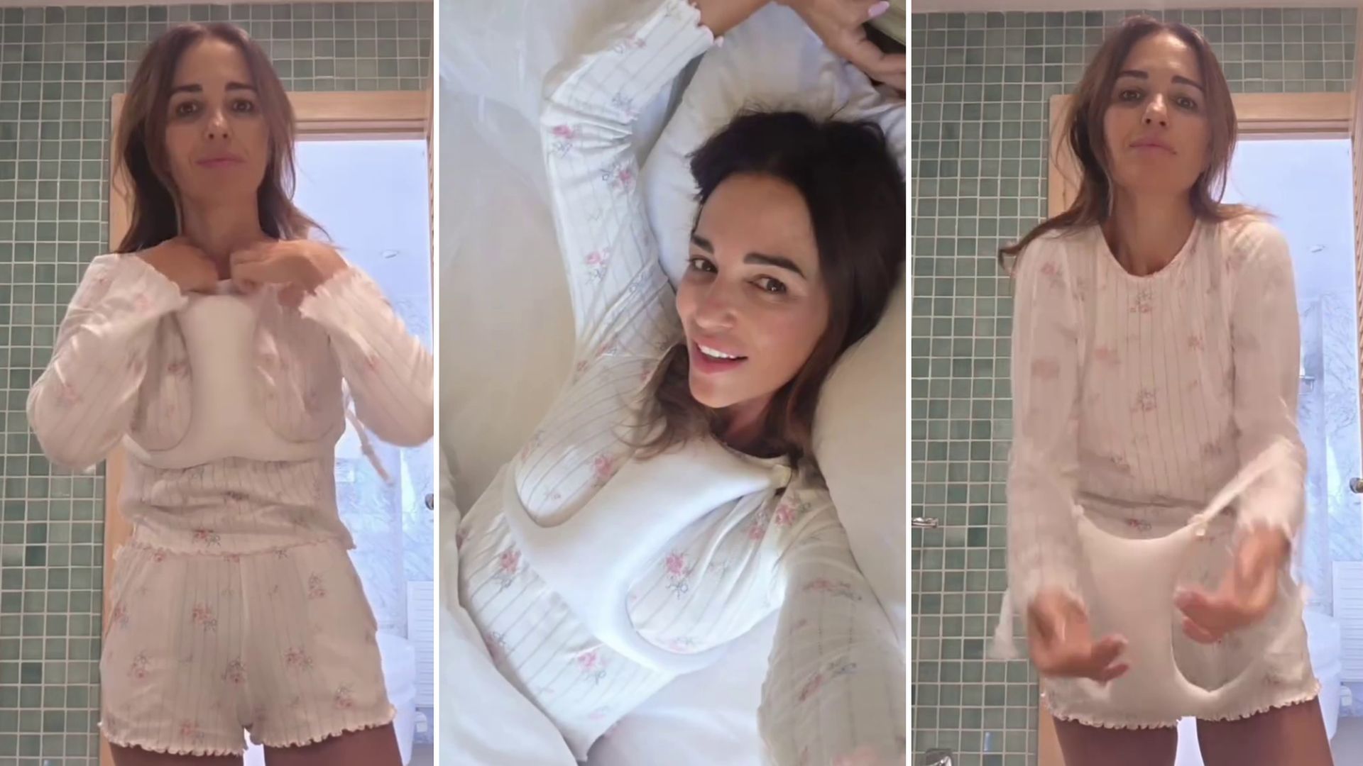 Paula Echevarría utiliza para dormir un sujetador especial que previene las arrugas del pecho