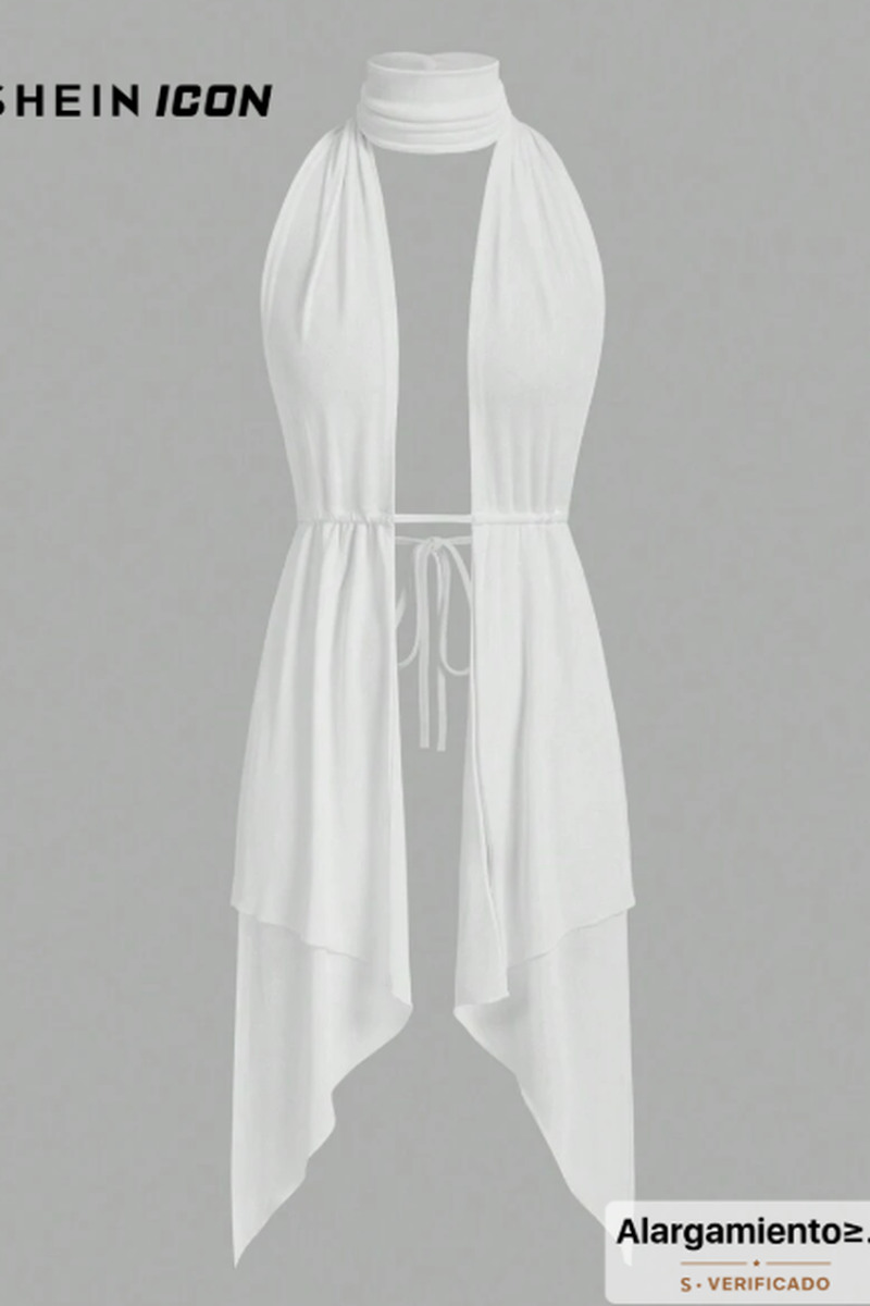 Top con cuello halter