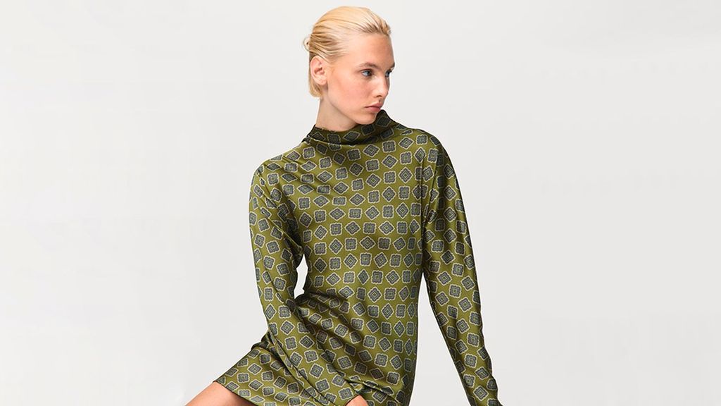 Vestido de manga larga