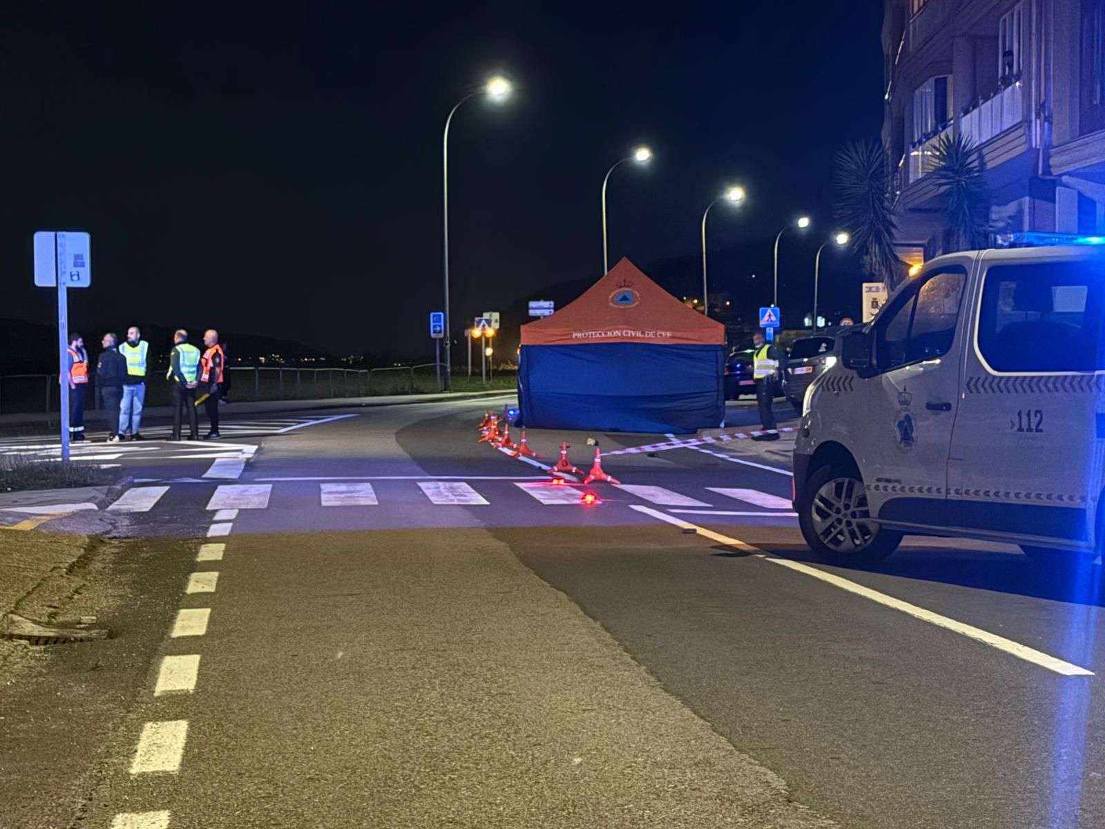 Atropello mortal con fuga en Cee