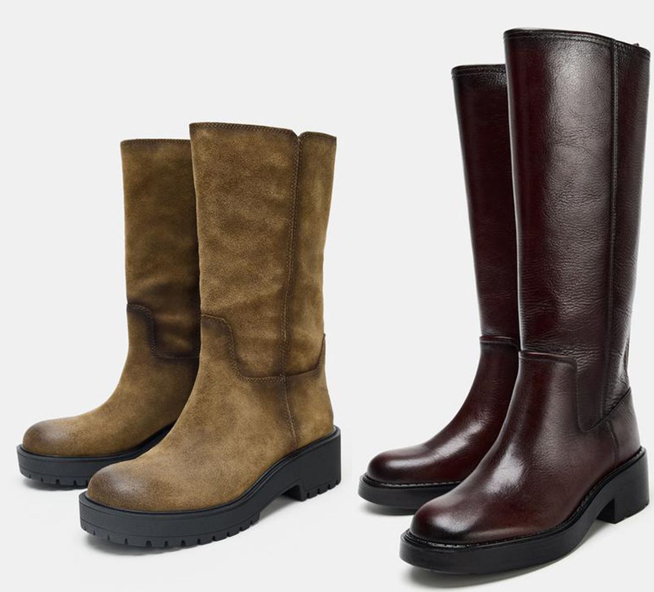 Botas de suela gruesa
