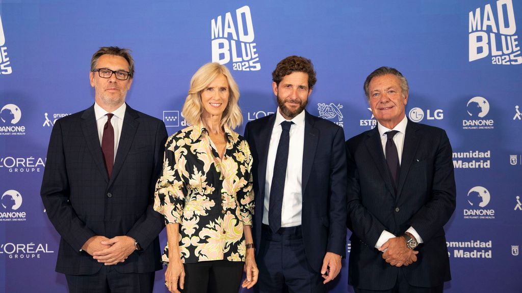 Davide Mondo, CEO Publiespaña. Cristina Garmendia, Presidenta Mediaset. Luis Prieto, CEO y fundador de MadBlue. Alesandro Salem, CEO Mediaset_Créditos_ Madblue.jpg