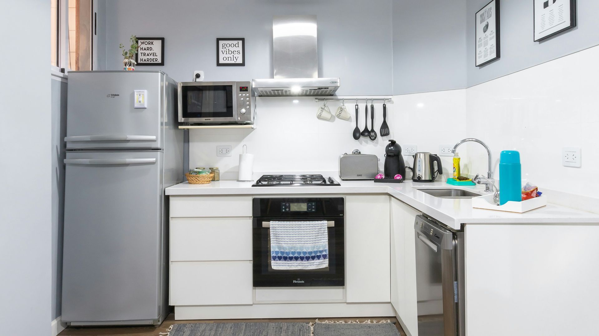 El orden es importante en las cocinas pequeñas para el feng shui