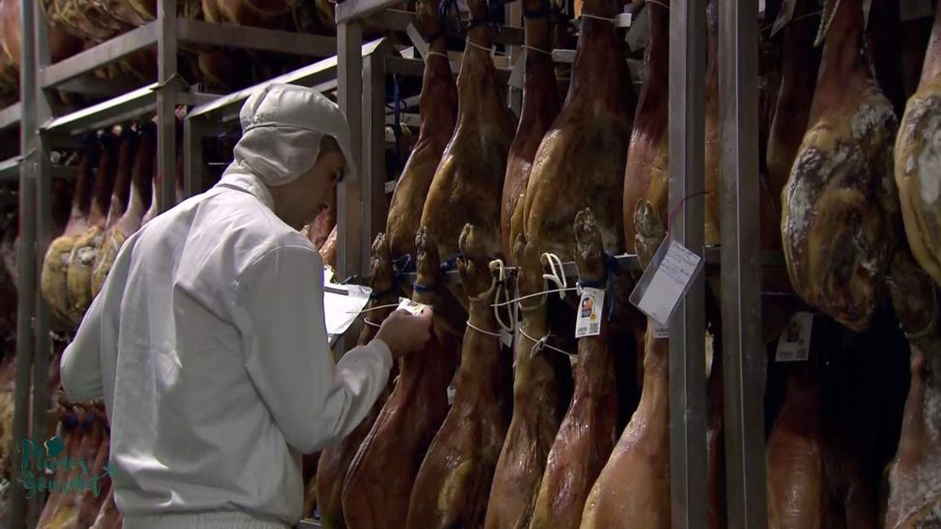 Jamones de Teruel DOP curados en frío