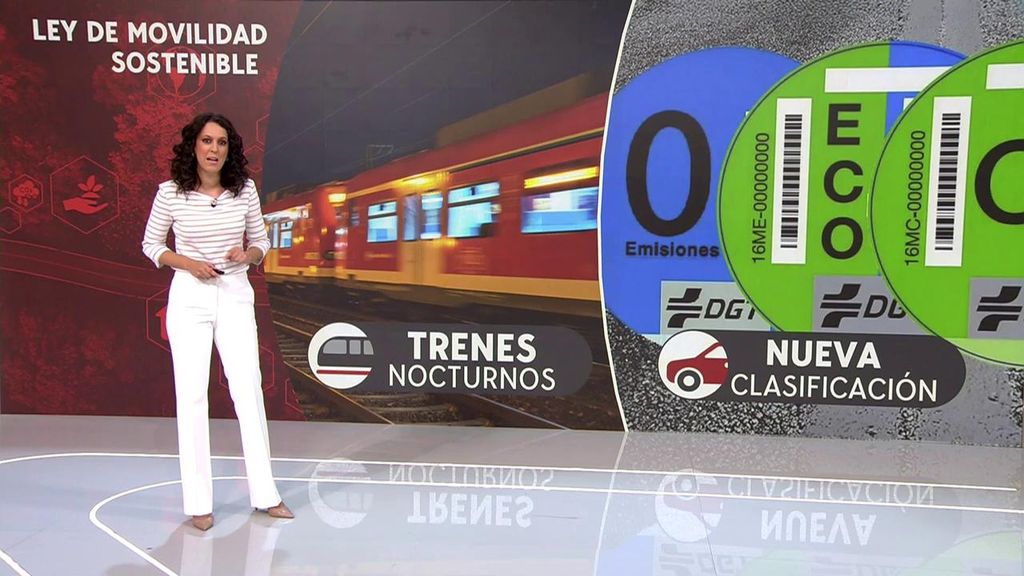 Como te afecta la Ley de movilidad: etiquetas medioambientales de la DGT, vuelos cortos y trenes nocturnos