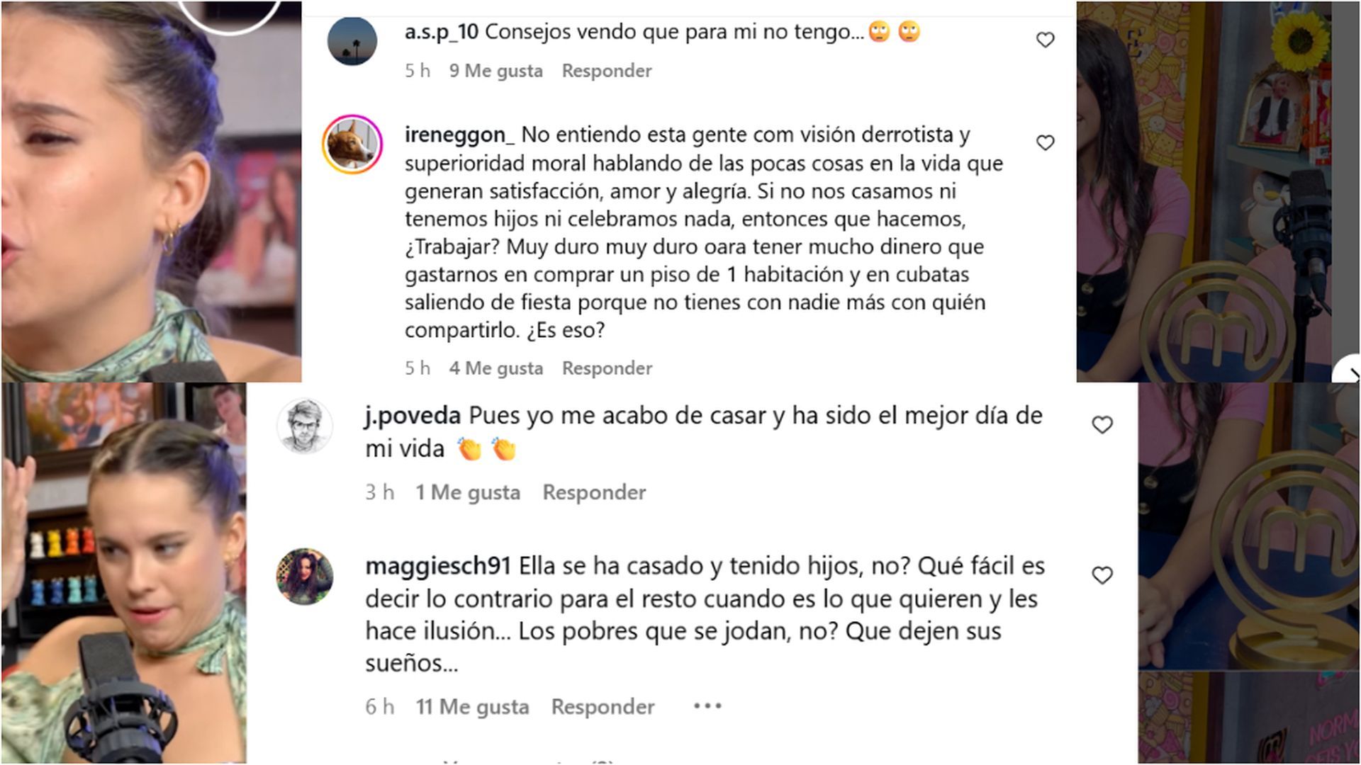 Los comentarios a las palabras de Soraya Arnelas