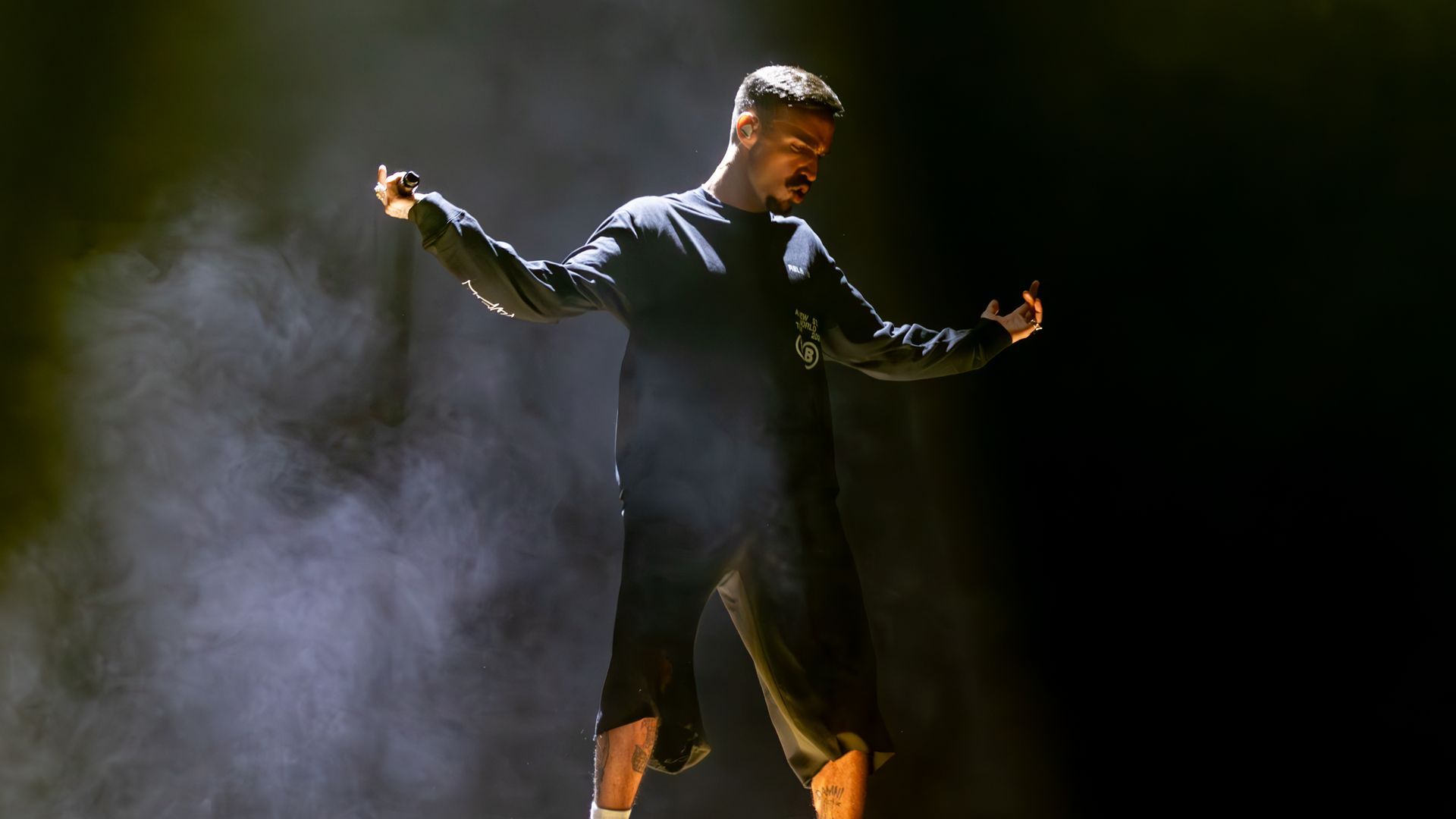 Rels B durante su concierto en el Movistar Arena