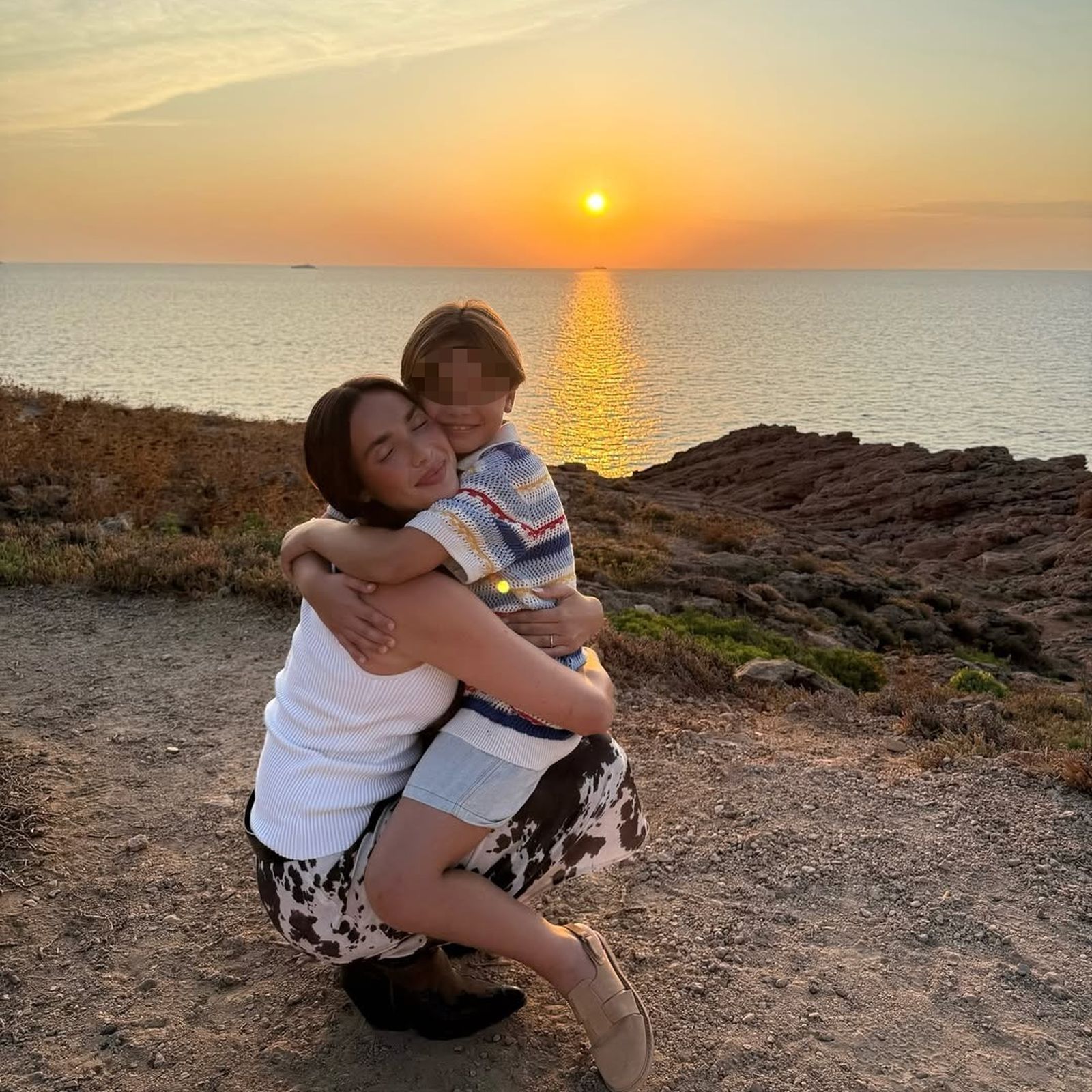 Ana moya y su hijo Mateo