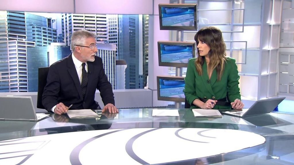 Con David Cantero e Isabel Jiménez Informativos Telecinco 2023 Mediodía 21/02/2023