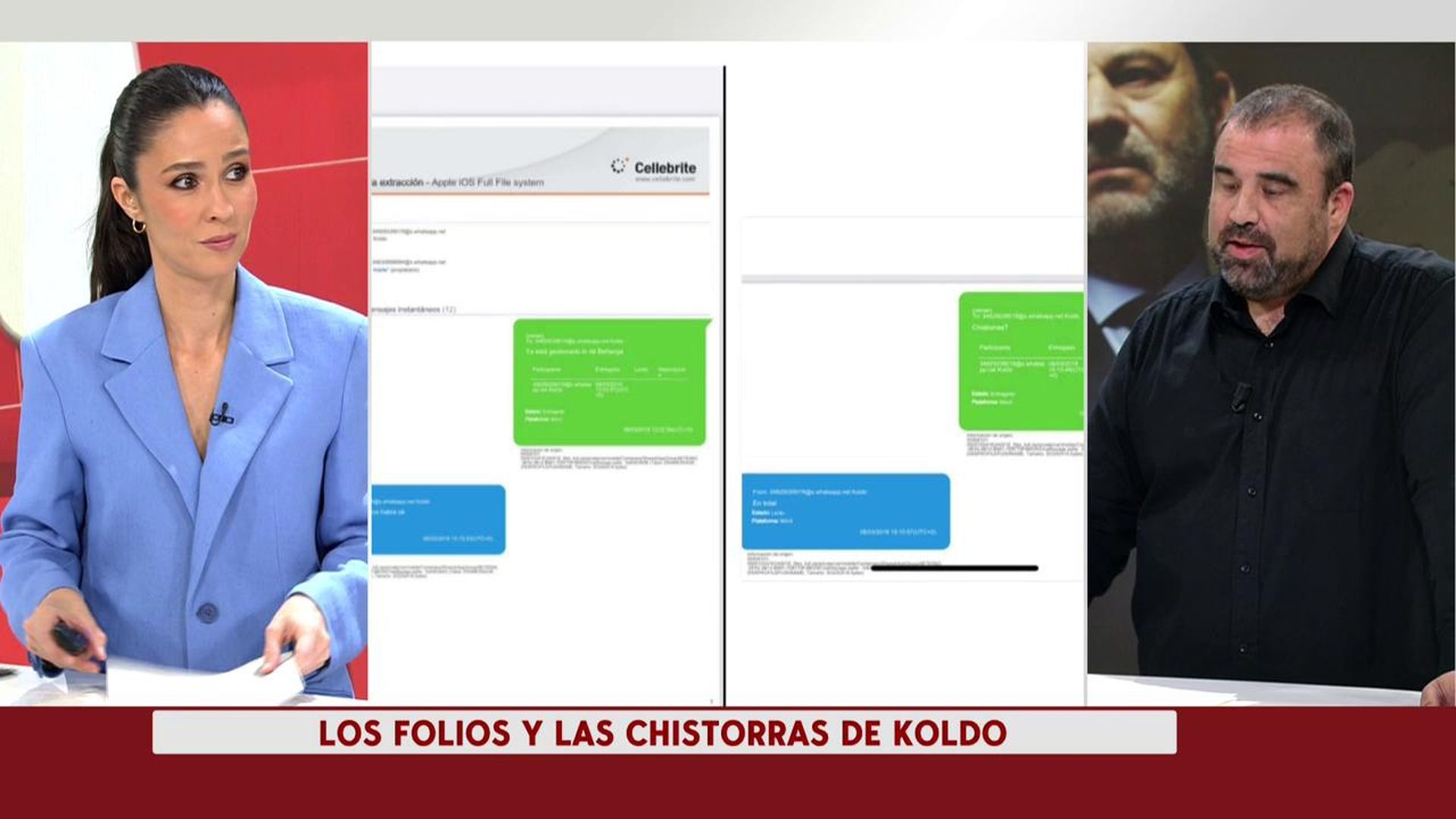 Los folios y las chistorras eran dinero, según las conversaciones del nuevo informe de la UCO