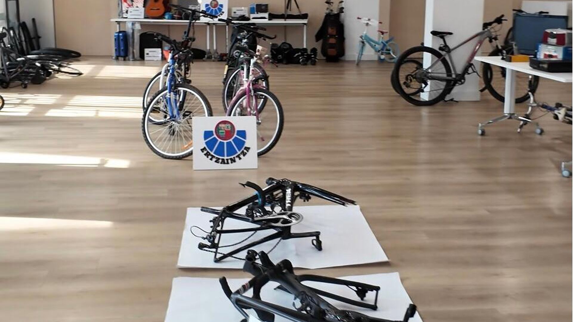 Los objetos robados y recuperados pertenecen a casos de hurto y robo investigados a lo largo del último año