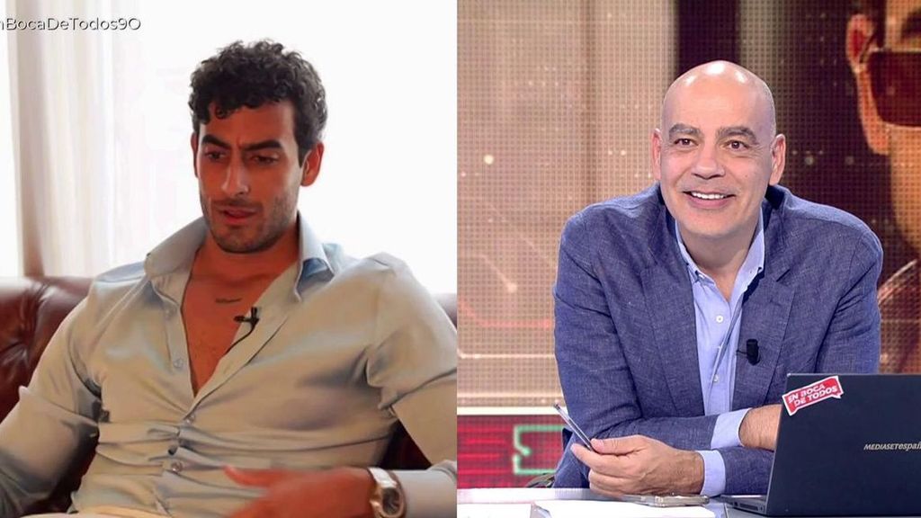 Nacho Abad, ante el gesto seductor de Joseph, el 'gurú de la testosterona': "¿Me has guiñado un ojo?"