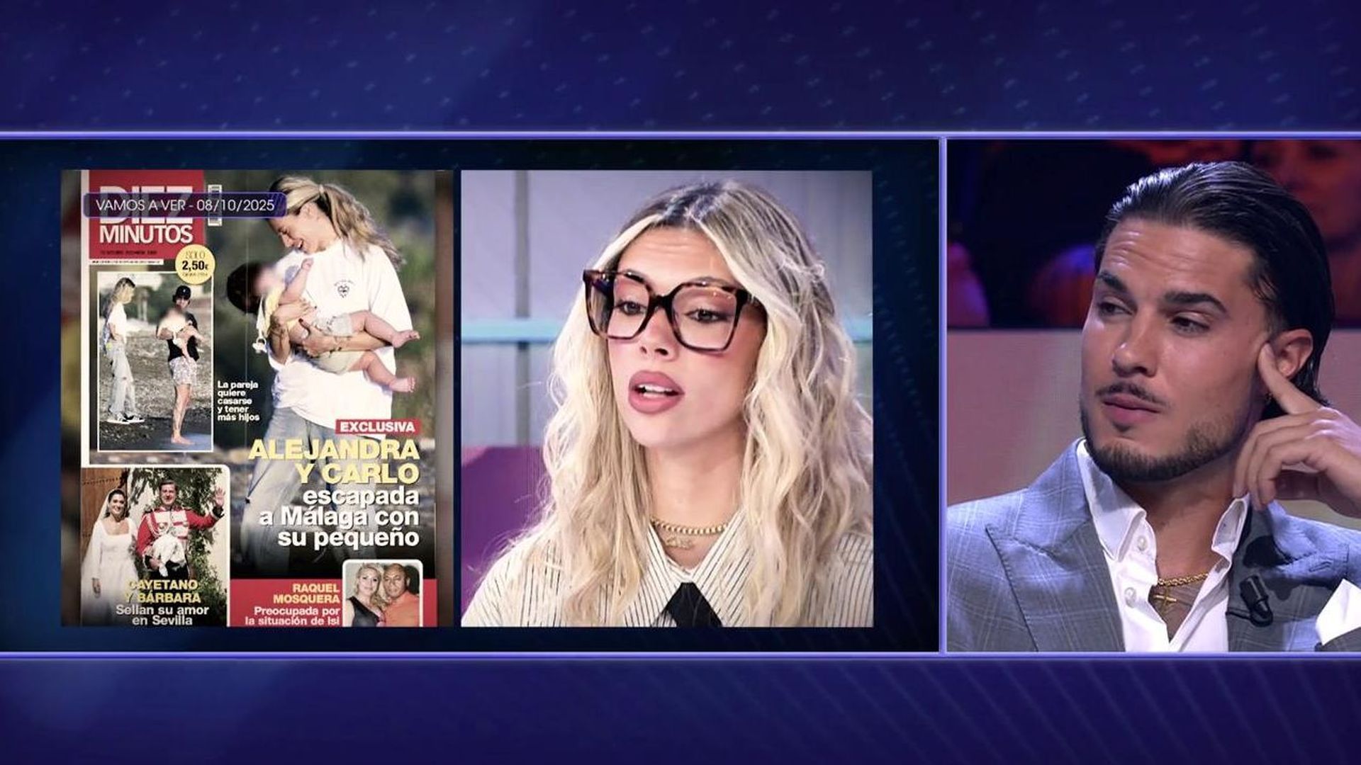 Carlo Costanzia reacciona a las críticas tras la polémica de la portada con su hijo y Terelu Campos le defiende: "¿Estamos locos?"